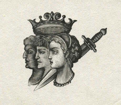 Бургункер Евгений Осипович. Подборка из девяти иллюстраций к изданиям: 